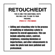 Load image into Gallery viewer, Edit/Retouch