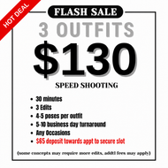 FLASH SALE OFFER ENDS 6/13/26 BOOK ANY DAY! ANY CONCEPT!