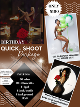 Load image into Gallery viewer, (Birthday Quick-shoot ( $100.00 In Studio
