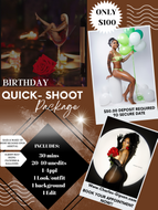 (Birthday Quick-shoot ( $100.00 In Studio