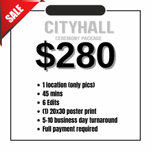 Load image into Gallery viewer, The Cityhall Ceremony Package
