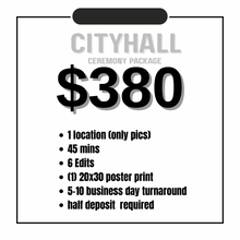 Load image into Gallery viewer, The Cityhall Ceremony Package

