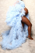 Load image into Gallery viewer, Baby blue Tulle Robe
