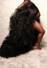 Load image into Gallery viewer, Black Tulle Robe

